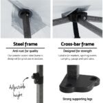 Instahut Gazebo Pop Up 3x4.5m w/Base Podx4 Marquee Folding Outdoor Wedding Camping Tent Shade Canopy White - Image 4