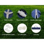 Instahut Gazebo 3x6m Marquee Wedding Party Tent Outdoor Camping Side Wall Canopy 6 Panel Blue - Image 6