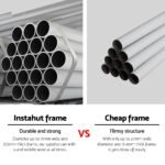 Instahut Gazebo 3x9 Wedding Party Marquee Tent Outdoor Event Camping Shade White - Image 4