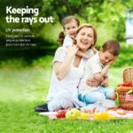 Instahut Gazebo 3x9 Wedding Party Marquee Tent Outdoor Event Camping Shade White - Image 6