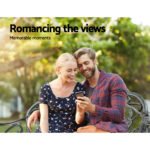 Gardeon Outdoor Garden Bench Seat 100cm Cast Aluminium Patio Chair Vintage Green - Image 6