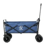 Gardeon Garden Cart Folding 120kg Trolley Camping Wagon Barrow Outdoor Beach - Image 3