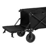 Gardeon Garden Cart with Opening Rear Black - Image 5