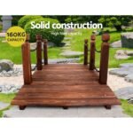 Gardeon Garden Decor Outdoor Ornament Wooden Bridge Chain 160cm - Image 4