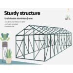 Green Fingers Greenhouse 5.1x2.44x2.1M Aluminium Polycarbonate Green House Garden Shed - Image 6