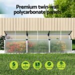 Green Fingers Greenhouse 180x50x50CM Cold Frame Plant Grow Aluminium Polycarbonate Green House - Image 5
