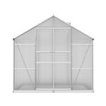 Green Fingers Greenhouse 2.42x2.5x2.26M Aluminium Double Doors Green House Garden Shed - Image 4