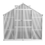 Green Fingers Greenhouse 4.1x2.5x2.26M Double Doors Aluminium Green House Garden Shed - Image 3