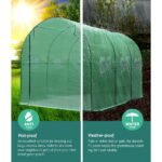Green Fingers Greenhouse 3x2x2M Walk in Green House Tunnel Plant Garden Shed Dome - Image 4
