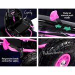 Rigo Kids Pedal Go Kart Ride On Toys Racing Car Rubber Tyre Pink - Image 5