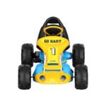 Rigo Kids Pedal Go Kart Ride On Toys Racing Car Plastic Tyre Blue - Image 3