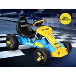 Rigo Kids Pedal Go Kart Ride On Toys Racing Car Plastic Tyre Blue - Image 4