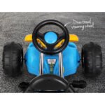 Rigo Kids Pedal Go Kart Ride On Toys Racing Car Plastic Tyre Blue - Image 6