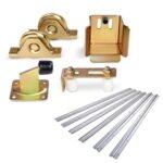 Roller Guide Gate Opener Track Stopper Sliding Hardware Accessories - Image 8