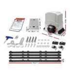 Electric Sliding Gate Opener 1200KG Auto Remote Hardware Kit Rail 4M - Image 2