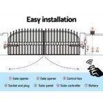 Dual Swing Gate Opener 800KG 40W Solar Panel - Image 6
