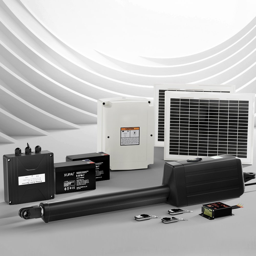 GO-SWING-M01-20W-SOLAR-95246-06.jpg Single Swing Gate Opener 20W Full Solar Power Automatic - Image 1