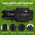 Everfit Golf Travel Bags for Airlines with Wheels Golf Clubs Hard Case Foldable - Image 5