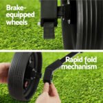 Everfit Golf Buggy Quick Folding Trolley Golf Cart Trolley 2 Wheels Cup Holder - Image 6