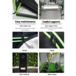 Green Fingers Grow Tent 100x100x200CM Hydroponics Kit Indoor Plant Room System - Image 6