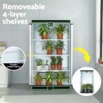 Green Fingers Grow Tent 100x60x180cm 4 Tiers Kits Hydroponics Indoor Grow System - Image 4