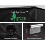 Green Fingers Grow Tent 240x120x200CM Hydroponics Kit Indoor Plant Room Black - Image 3