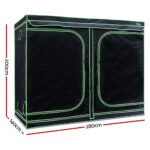Green Fingers Grow Tent 280x140x200CM Hydroponics Kit Indoor Plant Room System - Image 2