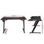 Artiss Gaming Desk Computer Desks LED Light 120CM - Image 2