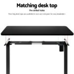 Artiss Electric Standing Desk Frame Only Height Adjustable 70KG Load Black - Image 6