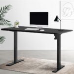 Artiss Standing Desk Motorised Black 120CM - Image 7