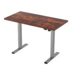 Artiss Standing Desk Motorised 120CM Rustic Brown - Image 7