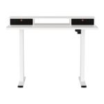 Artiss Electric Standing Desk with Storage Shelf Drawer Office Table 120CM - Image 3