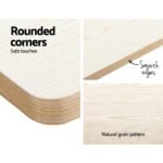 Artiss Standing Desk Motorised Sit Stand Desks White Oak 140CM - Image 6