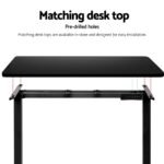 Artiss Standing Desk Frame Only Dual Motor Motorised Black - Image 6
