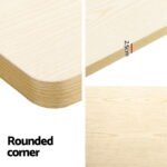 Artiss Standing Desk Motorised Dual Motor Oak 120CM - Image 4