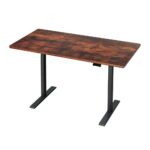 Artiss Standing Desk Motorised Dual Motor Rustic Brwon 140CM - Image 7