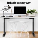 Artiss Standing Desk Motorised Dual Motor White 120CM - Image 6