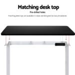 Artiss Standing Desk Frame Only Dual Motor Motorised White - Image 6