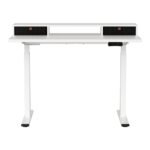 Artiss Electric Standing Desk Dual Motor Office Table With Shelf Drawer120CM - Image 3