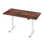 Artiss Standing Desk Motorised Dual Motor 140CM Rustic Brwon - Image 7