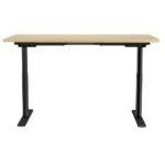 Artiss Standing Desk Motorised Electric Dual Motor White Oak 140CM - Image 3