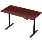Artiss Standing Desk Motorised Electric Dual Motor Walnut 140CM - Image 7