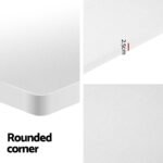 Artiss Electric Standing Desk with Storage Rack Shelf Drawers White 120CM - Image 6