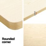 Artiss Standing Desk Motorised Electric Dual Motor 140CM White Oak - Image 4