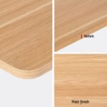 Artiss Electric Standing Desk 140cm Adjustable Height Motorised Home Office Desk Oak Black - Image 4