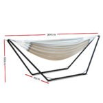 Gardeon Hammock Bed with Stand Outdoor Camping Hammocks Steel Frame - Image 2