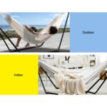Gardeon Hammock Bed with Stand Outdoor Camping Hammocks Steel Frame - Image 4