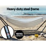Gardeon Hammock Bed with Stand Outdoor Camping Hammocks Steel Frame - Image 5