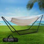 Gardeon Hammock Bed with Stand Outdoor Camping Hammocks Steel Frame - Image 7