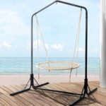 Gardeon Hammock Chair with Stand Nest Web Outdoor Swing 100cm - Image 8